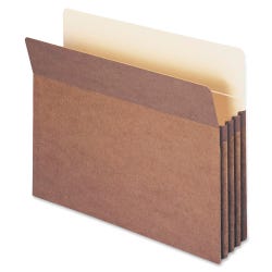 Image for Smead File Pocket, Letter Size, 3-1/2 Inch Expansion, Straight Cut, Redrope, Pack of 50 from School Specialty