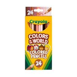 Crayola Colors of the World Colored Pencils, Set of 24 Item Number 2090275