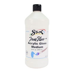 Sax Acrylic Gloss Medium Preparation and Protection, 1 Quart Item Number 442136