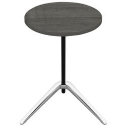Image for Lorell Guest Area Round Top Accent Table -- Table, Accent, 15-3/4"Wx15-3/4"Lx24-3/5"H, Charcoal from School Specialty