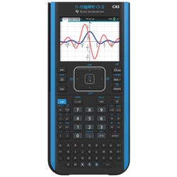 Texas Instruments Nspire CX II CAS Graphing Calculator with Rechargeable Battery, Item Number 2015062