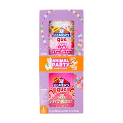 Image for Elmer's GUE Pre-Made Slime, Animal Party, Scented, 8 Ounce, Set of 2 from School Specialty