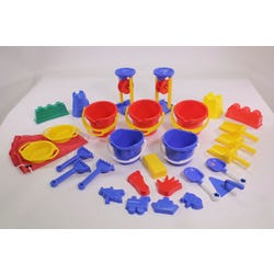 Image for Sand and Water Toys Activity Set, Assorted Colors, 28 Pieces from School Specialty