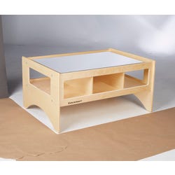 Image for Childcraft Toddler Multi-Purpose Play Table with Mirror Top, 36 x 26 x 18 Inches from School Specialty