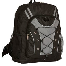 Image for Multi-Pocket Backpack with Bungee Design, Gray from School Specialty