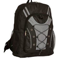 Image for Multi-Pocket Backpack with Bungee Design, Gray from School Specialty