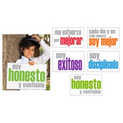 Image for Inspired Minds Inner Strength Booster Spanish Posters, 11 x 17 Inches, Set of 5 from School Specialty