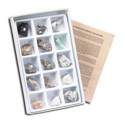 Image for Geoscience Intro to Fluorescent Minerals Collection, Assorted, Set of 15 from School Specialty