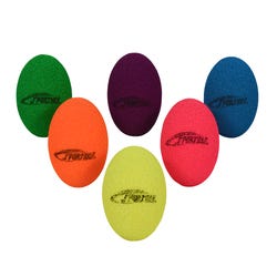 Sportime Fluorescent Foam Balls, Assorted Colors, 2-3/4 Inches, Set of 6, Item Number 2023947