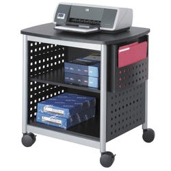 Image for Safco Scoot Printer Desk Side Stand, 26-1/2 X 20-1/2 X 26-1/2 in, Laminate Top, Steel, Black, Powder Coated from School Specialty