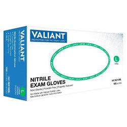 Image for School Health Large Nitrile Powder-Free Exam Gloves, Large, Pack of 100 from School Specialty