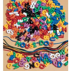 Childcraft Uppercase and Lowercase Letter Bead Set, 576 Pieces, Item Number 2104672