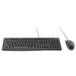 Logitech MK120 Corded Keyboard and Mouse Combo, Black 2135302