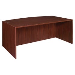 Image for Classroom Select Laminate Bow Front Desk Shell, 70-7/8 x 41-3/8 x 29-1/2 Inches, Mahogany from School Specialty