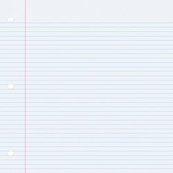 Printable Light Blue Wide Ruled Notebook Paper for A4 Paper