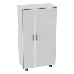 Image for Fleetwood Designer 2.0 Wardrobe Cabinet, 36 x 20 x 68 Inches, 4 Shelves, Garment Rod, Locking Door from School Specialty