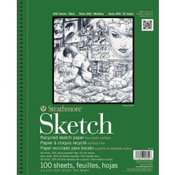 Image for Strathmore 400 Series Recycled Sketch Pad, 11 x 14 Inches, 60 lb, 100 Sheets from School Specialty