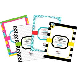 Image for Barker Creek Designer Computer Paper Set, Chevron & Stripes, 4 Designs, 8-1/2 x 11 Inches, 200 Sheets from School Specialty