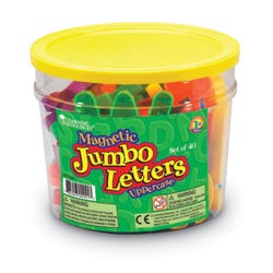Learning Resources Jumbo Uppercase Magnetic Letters, Set of 40, Item Number 516098