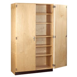 Image for Diversified Woodcrafts General Storage Cabinet, 30 x 22 x 84 Inches, Maple Top from School Specialty