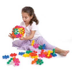 Image for Childcraft Toddler Manipulatives Mini Interstar Rings, Assorted Colors, Set of 40 from School Specialty
