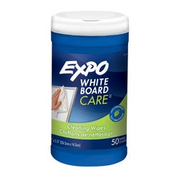 Image for EXPO Dry Erase Disposable Whiteboard Wet Cleaning Wipes, Pack of 50 from School Specialty
