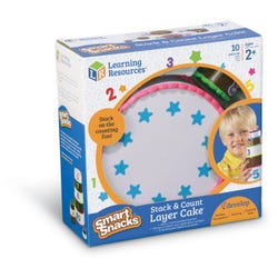 Image for Learning Resources Smart Snacks Stack and Count Layer Cake, 10 Pieces from School Specialty