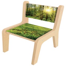 Image for Whitney Brothers Nature View Summer Chair, 12-Inch Seat, 13-3/4 x 17 x 23-1/2 Inches from School Specialty