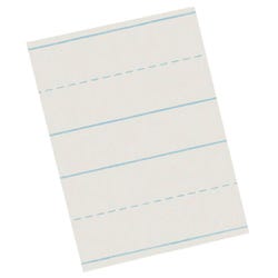 School Smart Picture Story Paper, 3/4 Inch Rule, 3/8 Inch Skip, 18 x 12 Inches, 500 Sheets 085232