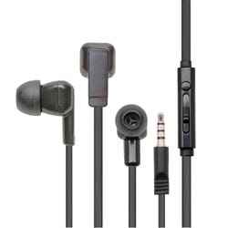 Image for Califone E3T Earbuds with Inline Microphone, Volume Control, 3.5mm Plug, Black from School Specialty