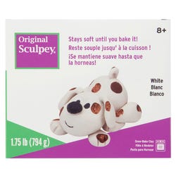 Image for Sculpey Polymer Modeling Compound Clay, 8 Pounds, White from School Specialty