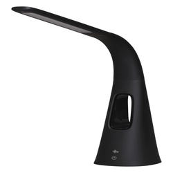 Image for Lorell LED 3-speed Fan Desktop Lamp, Black from School Specialty