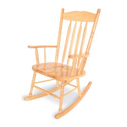 Image for Whitney Brothers Rocking Chair, 16-Inch Seat, Hardwood, Clear Lacquer, 21 x 24 x 43 Inches from School Specialty