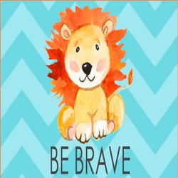 Image for Childcraft Nursery Brave Lion Carpet, 5 x 8 Feet, Rectangle from School Specialty