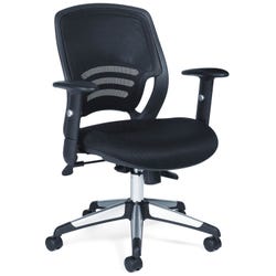 Image for Offices To Go Managerial Chair with Synchro Tilt, 25-1/2 x 24-1/2 x 36-1/2 Inches, Black from School Specialty