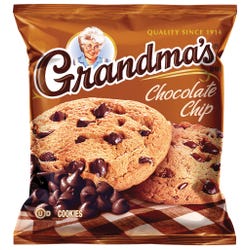 Image for Quaker Oats Grandma's Cookies, Chocolate Chip, Pack of 60 from School Specialty