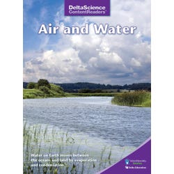 Delta Science Content Readers Air and Water Purple Book, Pack of 8, Item Number 1278135