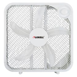 Image for Lorell Box Fan, 3 Speed, White from School Specialty