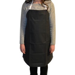 Image for EISCO Black Rubber Bib Apron, Large from School Specialty