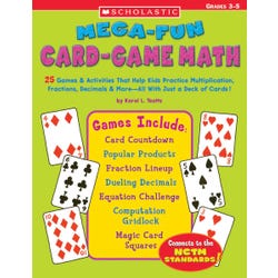 Image for Scholastic Mega-Fun Card Game Math Book from School Specialty