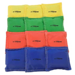 Image for Sportime Nylon Square Bean Bags, 4 Inches, Set of 12 from School Specialty