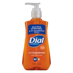 Dial Anti-Bacterial Liquid Soap, 7.5 oz Pump Bottle, Item Number 1084500