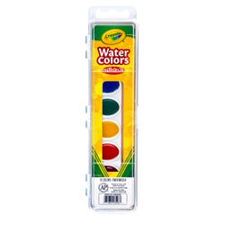 Image for Crayola Artista II Watercolor Paint, Oval Pan, Assorted 8-Color Set from School Specialty