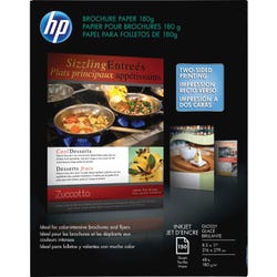 Image for HP Inkjet Brochure Paper, 8-1/2 x 11 Inches, Glossy White, 150 Sheets from School Specialty