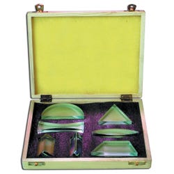 Image for Frey Scientific Prism and Lens Set with Case, Acrylic, 7 Pieces from School Specialty