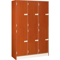 Image for Stevens I.D. Systems 2-Tier Triple Door Locker, 45 x 18 x 72 Inches from School Specialty