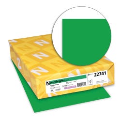 Image for Astrobrights Card Stock, 8-1/2 x 11 Inches, 65 Pound, Gamma Green, Pack of 250 from School Specialty