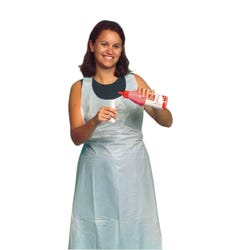 Image for Baumgartens School Smart Full Length Plastic Disposable Apron, 28 X 48 in, Pack of 100 from School Specialty