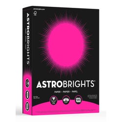 Image for Astrobrights Premium Color Paper, 8-1/2 x 11 Inches, 24 Pound, Fireball Fuchsia, 500 Sheets from School Specialty