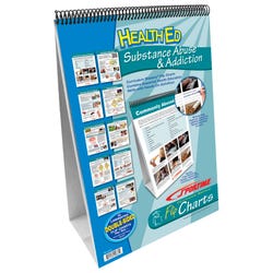 Image for Sportime Substance Abuse and Addiction Flip Chart Set, Grades 5 to 12 from School Specialty